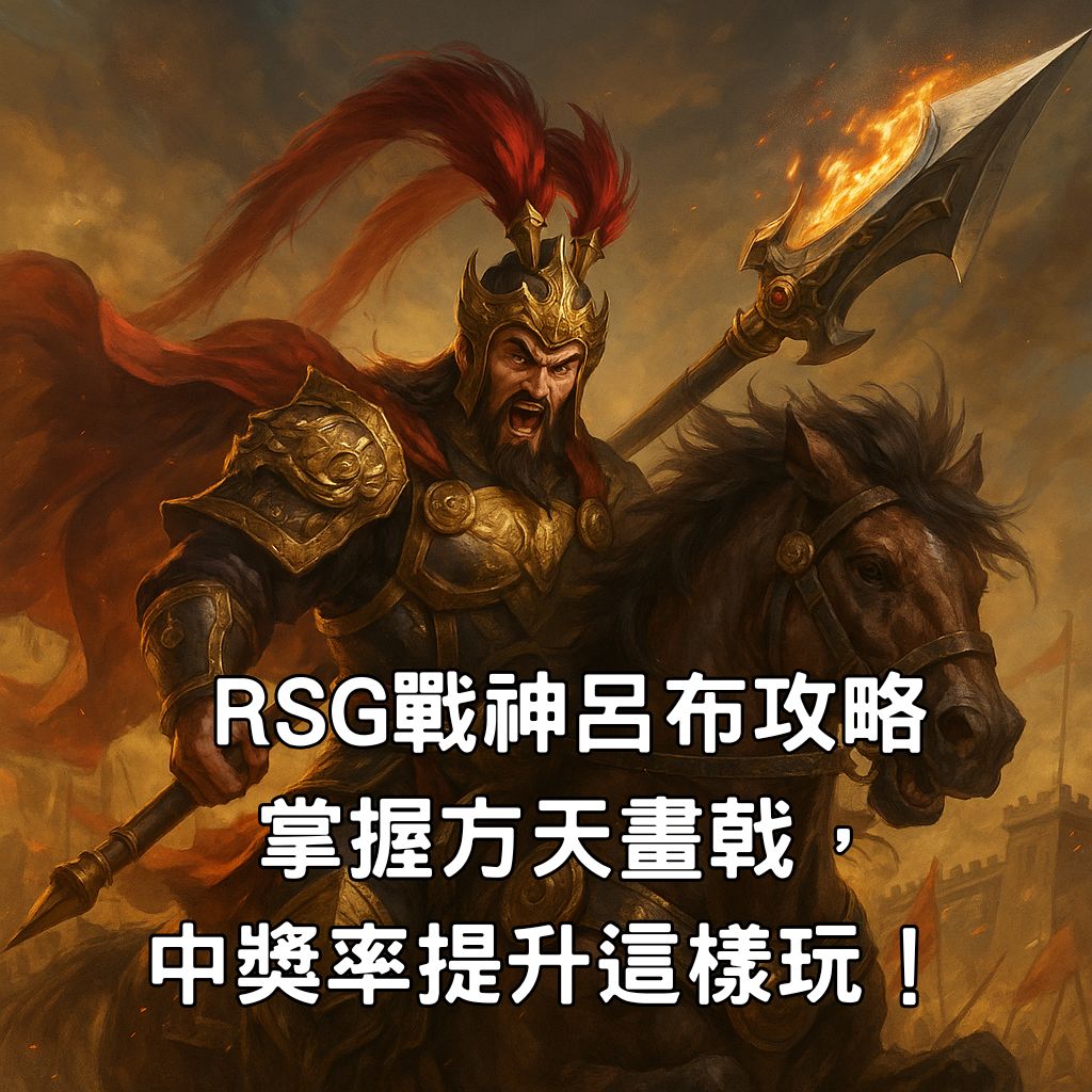 RSG戰神呂布攻略：掌握方天畫戟，中獎率提升這樣玩！，提高中獎率秘訣