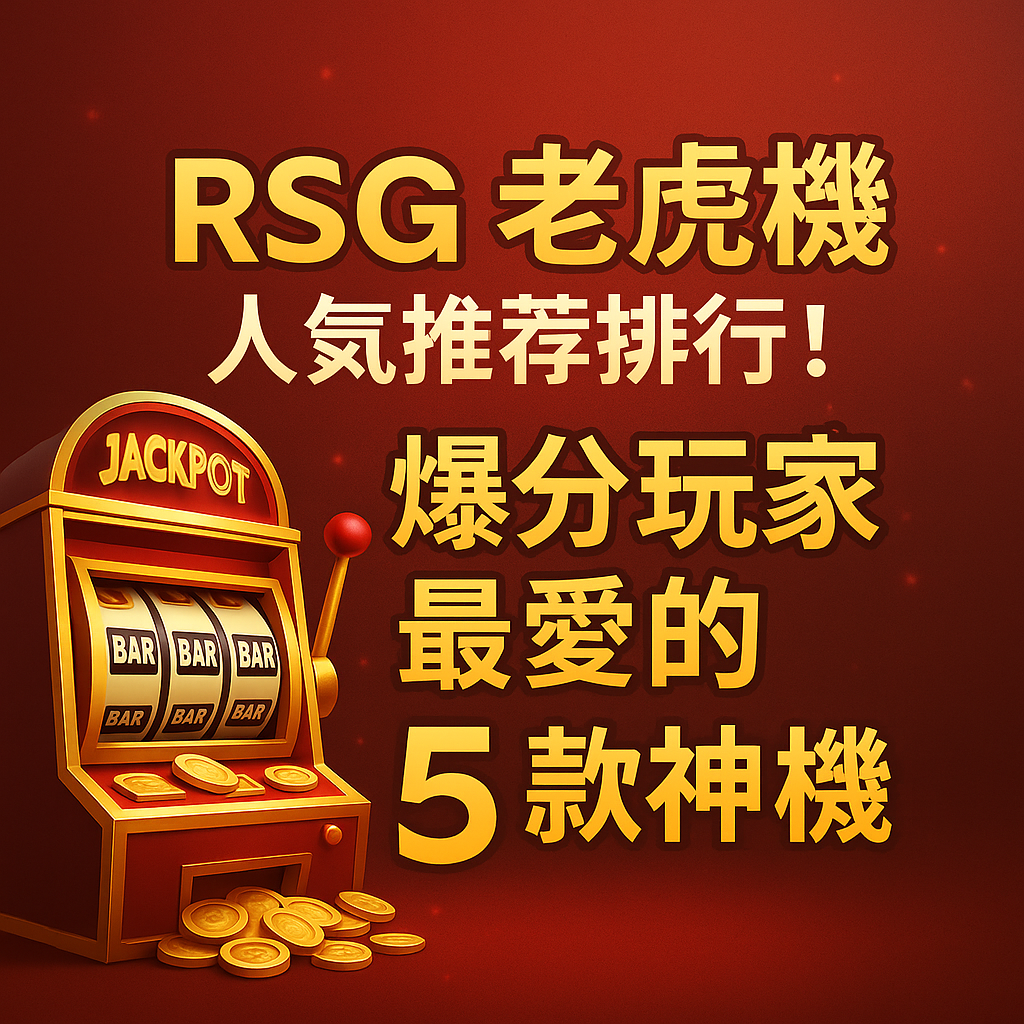 RSG 老虎機人氣推薦排行!爆分玩家最愛的 5 款神機