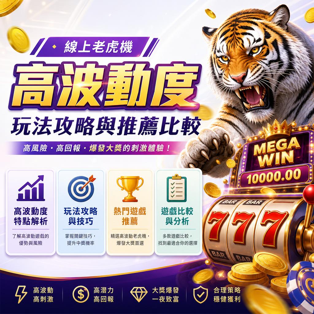 線上老虎機高波動度玩法攻略與推薦比較