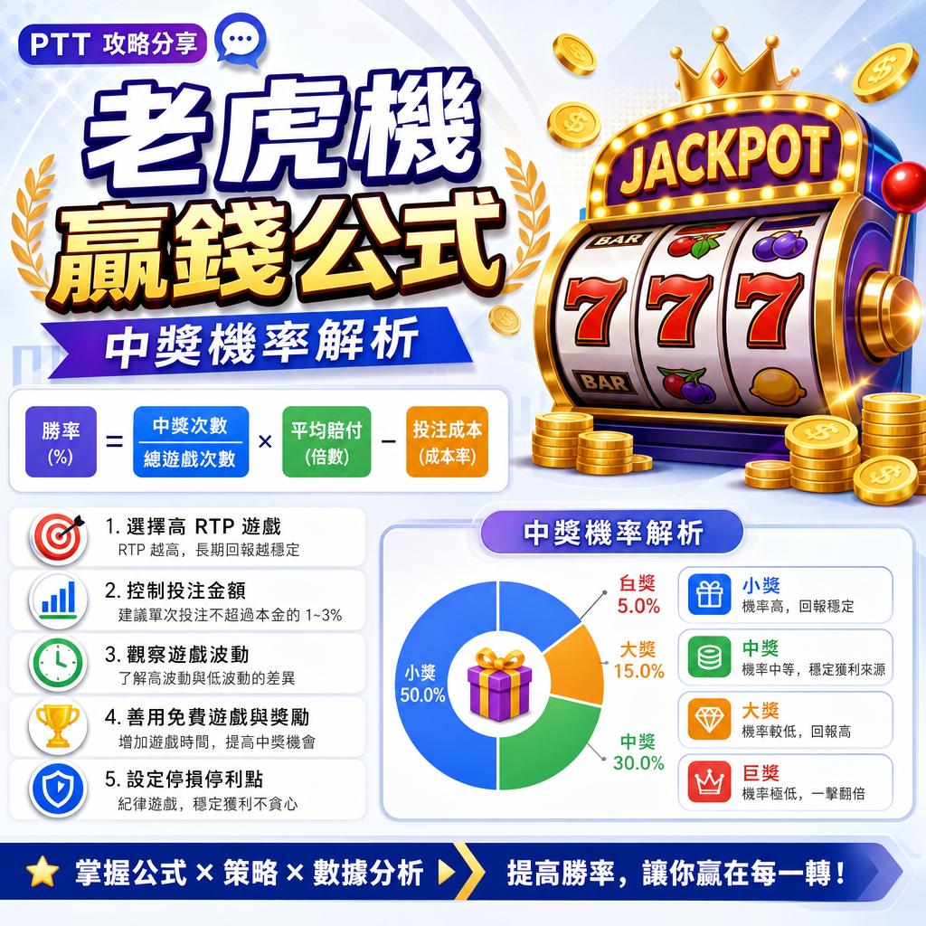 老虎機贏錢公式 PTT 攻略分享與中獎機率解析