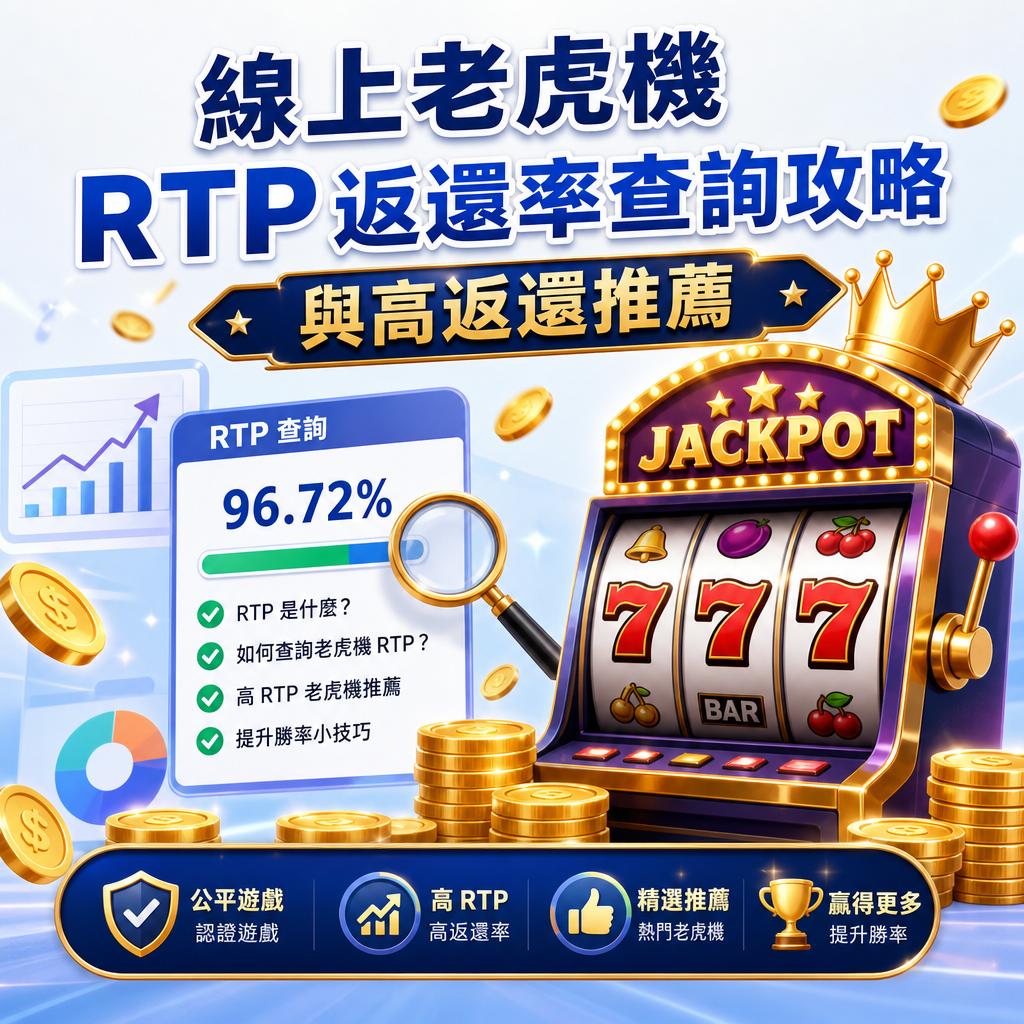 線上老虎機 RTP 返還率查詢攻略與高返還推薦