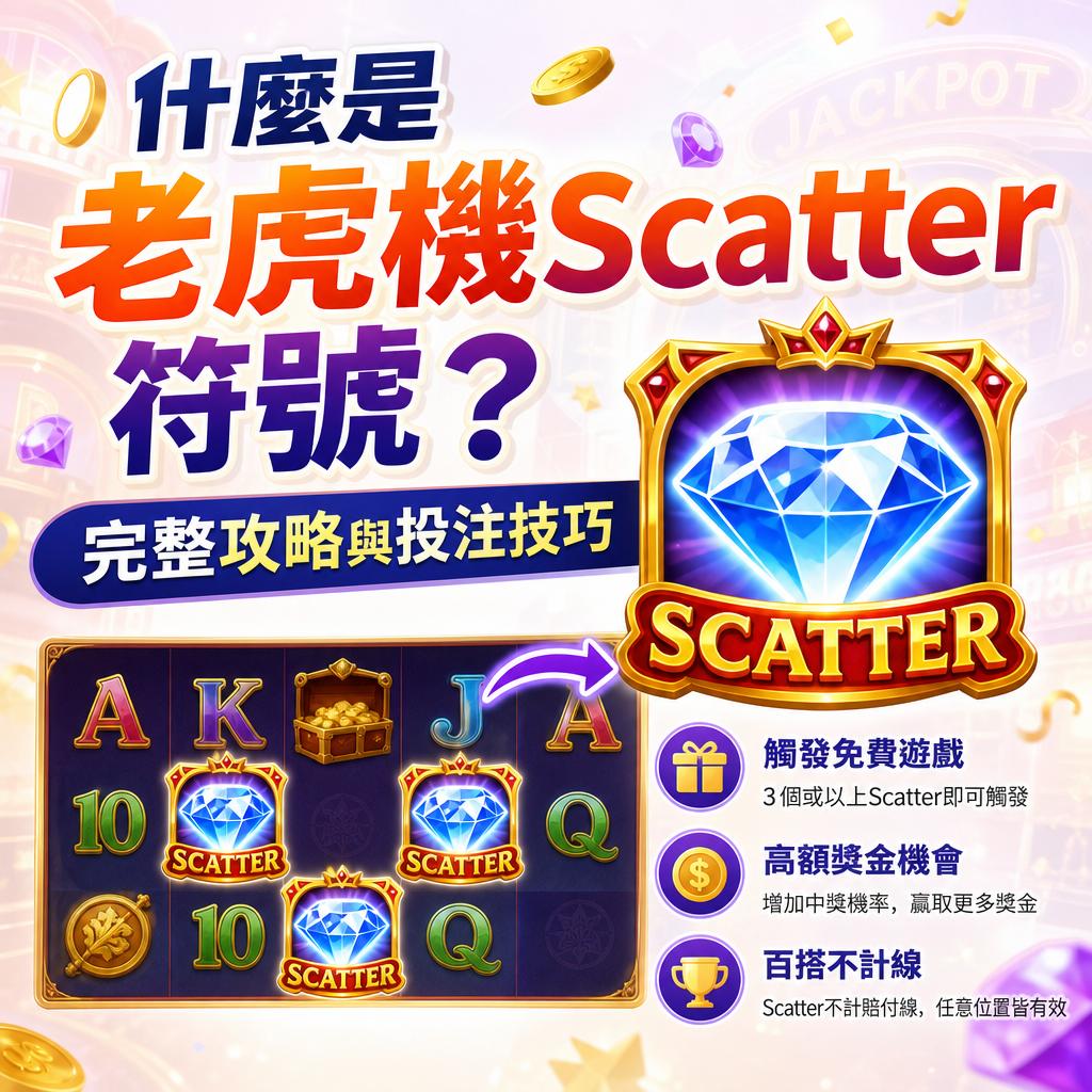什麼是老虎機 Scatter 符號？完整攻略與投注技巧