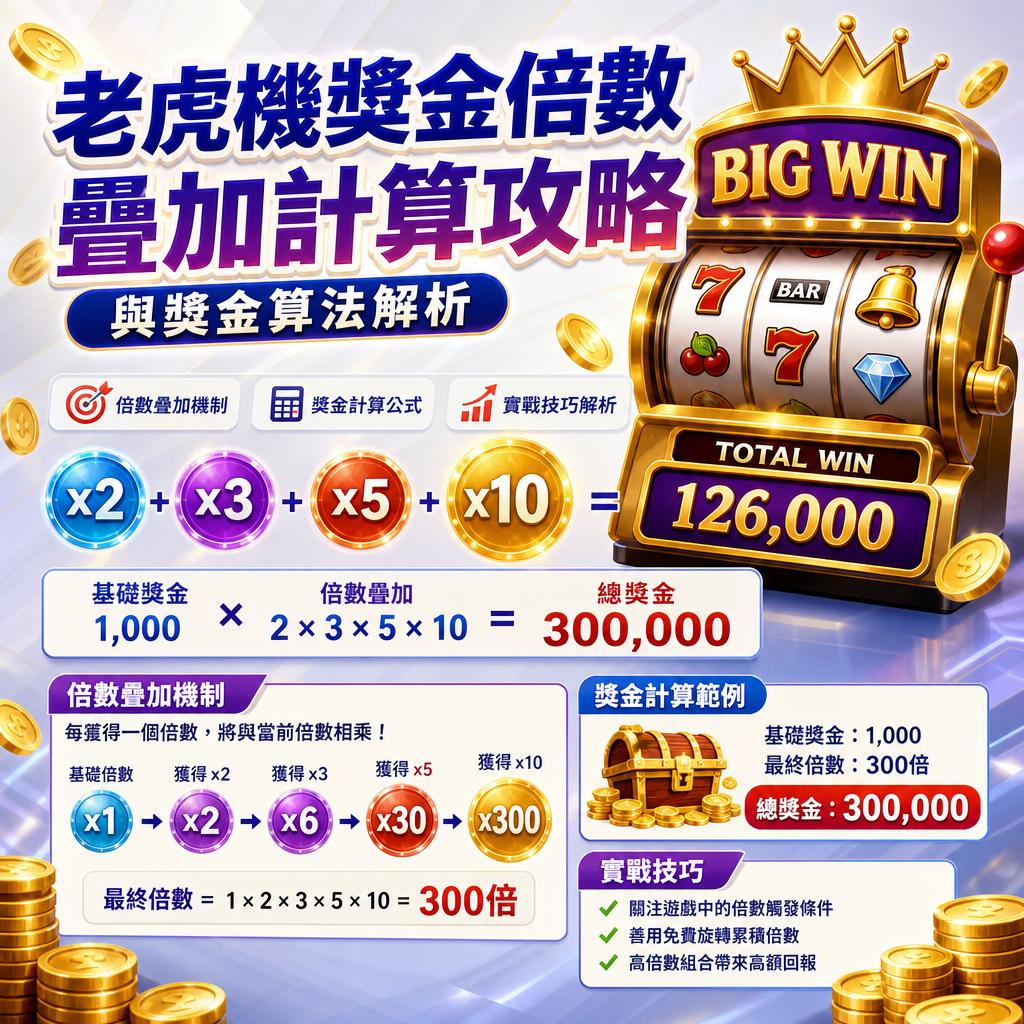 老虎機獎金倍數疊加計算攻略與獎金算法解析