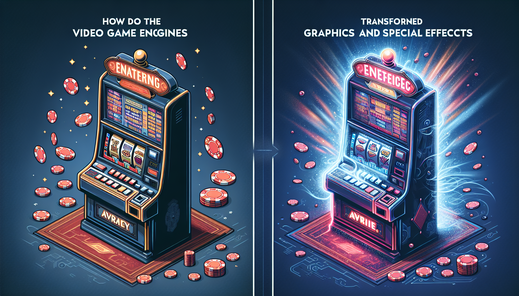 隨著電子遊戲引擎的快速進步，老虎機的畫面與特效也因此發生了顯著變化。從初期單一圖形到如今的高解析度動畫，電子遊戲引擎在提升視覺效果方面發揮了關鍵作用。這不僅增強了玩家體驗，也改變了整體遊戲市場的競爭格局。